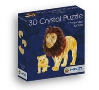 Produktbild: 3D Crystal Puzzle - L&ouml;wenpaar - 56 Teile