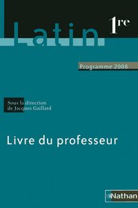 Produktbild: Latin 1re: livre du professeur