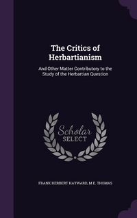 Produktbild: The Critics of Herbartianism