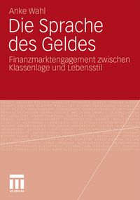 Produktbild: Die Sprache des Geldes