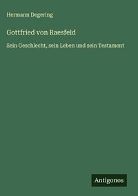 Produktbild: Gottfried von Raesfeld