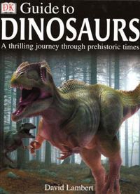 Produktbild: Dorling Kindersley Guide to Dinosaurs
