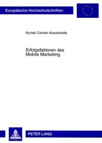 Produktbild: Erfolgsfaktoren des Mobile Marketing