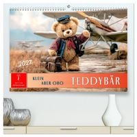 Produktbild: Teddyb&auml;r - klein aber oho (hochwertiger Premium Wandkalender 2027 DIN A2 quer), Kunstdruck in Hochglanz