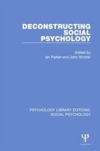 Produktbild: Deconstructing Social Psychology