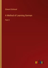 Produktbild: A Method of Learning German