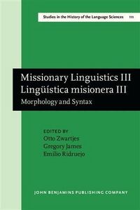 Produktbild: Missionary Linguistics III / Linguistica misionera III