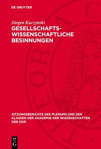 Produktbild: Gesellschaftswissenschaftliche Besinnungen