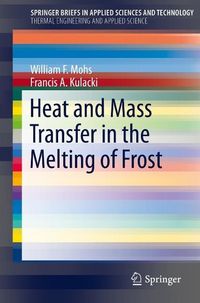 Produktbild: Heat and Mass Transfer in the Melting of Frost