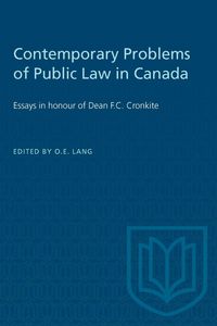 Produktbild: Contemporary Problems of Public Law in Canada