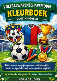 Produktbild: Voetbalwapenschapsmodel Kleurboek Voor Kinderen