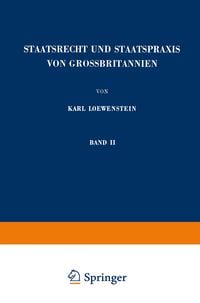 Produktbild: Staatsrecht und Staatspraxis von Grossbritannien