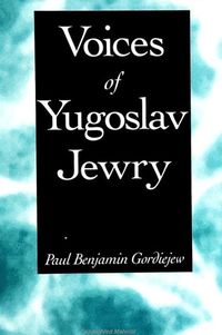 Produktbild: Voices of Yugoslav Jewry