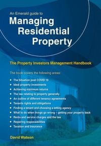 Produktbild: Watson, D: Property Investors Management Handbook - Managing