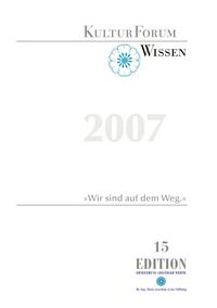 Produktbild: Kultur-Forum Wissen 2007
