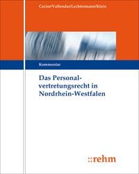 Produktbild: Das Personalvertretungsrecht in Nordrhein-Westfalen