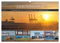 Produktbild: JadeWeserPort Impressionen vom Containerterminal in Wilhelmshaven (Wandkalender 2027 DIN A2 quer), CALVENDO Monatskalender
