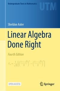 Produktbild: Linear Algebra Done Right