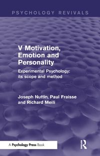Produktbild: Experimental Psychology Its Scope and Method: Volume V (Psychology Revivals)