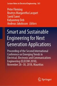Produktbild: Smart and Sustainable Engineering for Next Generation Applications