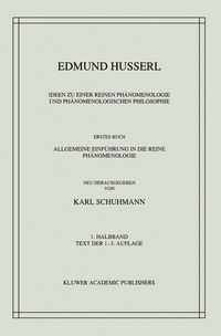 Produktbild: Ideen zu einer Reinen Ph&auml;nomenologie und Ph&auml;nomenologischen Philosophie
