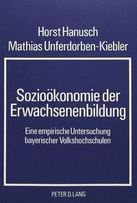 Produktbild: Sozio&ouml;konomie der Erwachsenenbildung