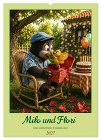Produktbild: Milo und Flori (Wandkalender 2027 DIN A2 hoch), CALVENDO Monatskalender