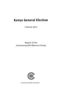 Produktbild: Kenya General Elections 4 Marc