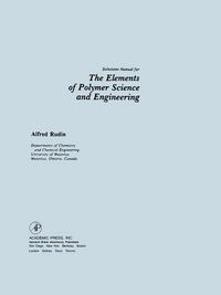 Produktbild: Solution Manual for The Elements of Polymer Science and Engineering