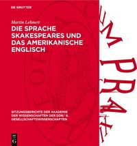 Produktbild: Die Sprache Skakespeares und das amerikanische Englisch