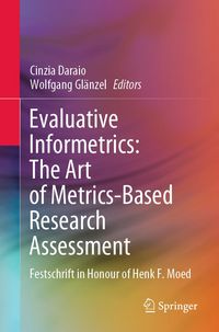 Produktbild: Evaluative Informetrics: The Art of Metrics-Based Research Assessment