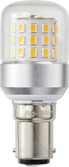 Produktbild: TRU COMPONENTS TC-14124716 LED-Signalleuchte Gelb Zylinder BA15d 100 V/AC, 240 V/AC 355lm