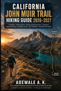 Produktbild: CALIFORNIA JOHN MUIR TRAIL HIKING GUIDE 2026-2027
