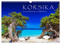 Produktbild: Korsika - Traumhafte K&uuml;sten am Mittelmeer (Wandkalender 2026 DIN A3 quer), CALVENDO Monatskalender