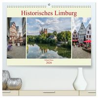 Produktbild: Historisches Limburg (hochwertiger Premium Wandkalender 2026 DIN A2 quer), Kunstdruck in Hochglanz