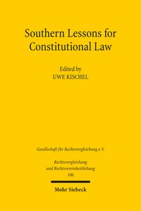 Produktbild: Southern Lessons for Constitutional Law