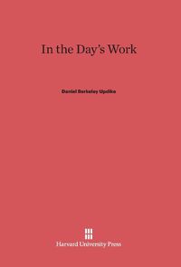 Produktbild: In the Day's Work