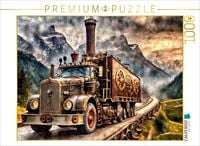 Produktbild: CALVENDO Puzzle Auflieger-Lastkraftwagen | 1000 Teile Lege-Gr&ouml;&szlig;e 64x48cm Foto-Puzzle f&uuml;r gl&uuml;ckliche Stunden