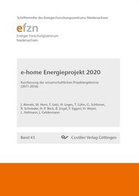 Produktbild: Forschungsprojekt e-home Energieprojekt 2020. Kurzfassung der wissenschaftlichen Projektergebnisse 2011 - 2016