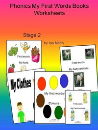 Produktbild: Phonics My First Words Books Worksheets