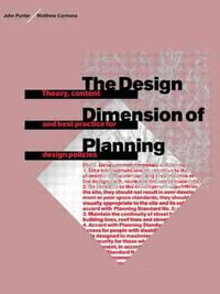 Produktbild: Carmona, M: The Design Dimension of Planning