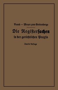 Produktbild: Die Registersachen