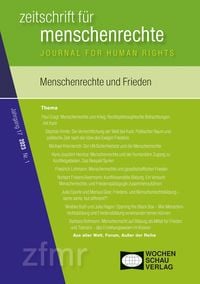 Produktbild: Menschenrechte und Frieden