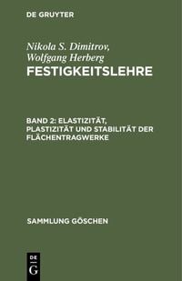 Produktbild: Elastizit&auml;t, Plastizit&auml;t und Stabilit&auml;t der Fl&auml;chentragwerke