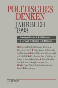 Produktbild: Politisches Denken. Jahrbuch 1998
