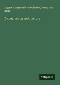 Produktbild: Discourses on architecture