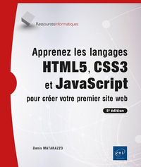 Produktbild: Apprenez les langages HTML5, CSS3 et JavaScript