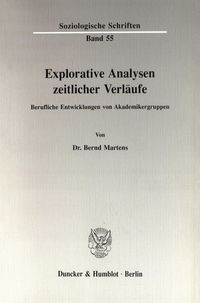 Bild vom Artikel Explorative Analysen zeitlicher Verläufe. vom Autor Bernd Martens