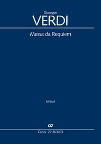 Produktbild: Messa da Requiem (Klavierauszug)