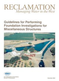 Produktbild: Guidelines For Performing Foundation Investigations For Miscellaneous Structures